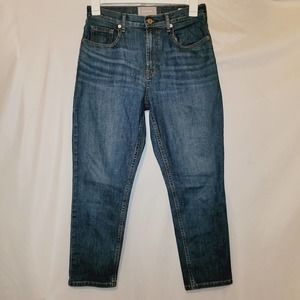Everlane Women's Blue High Rise Straight Ankle Jeans Size 29